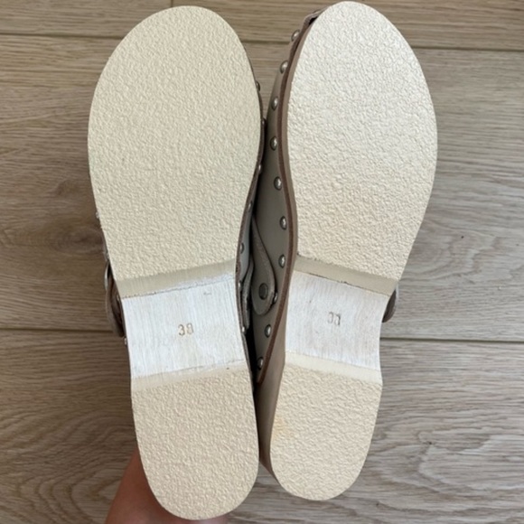 Mango MNG | size 38 studded leather clogs - Picture 9 of 9